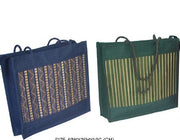 Jute Bamboo Shopping Bag Horizontal