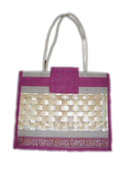 Jute Decorative Big Bamboo Mat Bags