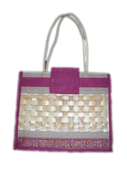 Jute Decorative Big Bamboo Mat Bags