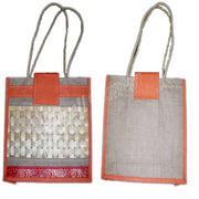 Jute Decorative Big Bamboo Mat Bags