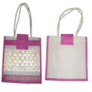 Jute Decorative Big Bamboo Mat Bags