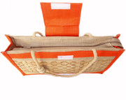 Jute Decorative Big Bamboo Mat Bags