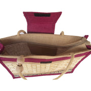 Jute Decorative Big Bamboo Mat Bags