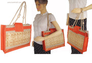 Jute Decorative Big Bamboo Mat Bags