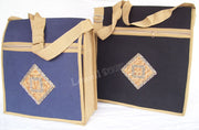 JUTE CANVAS SHOULDER BAG