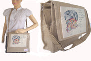 JUTE CANVAS CONFERENCE BAG