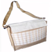 JUTE CONFERENCE BAG WITH BAMBOO