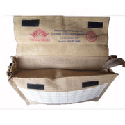 JUTE CONFERENCE BAG WITH BAMBOO
