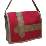 JUTE CONFERENCE BAG WITH BAMBOO CHICK