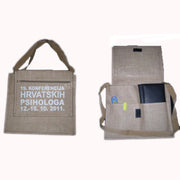 HARVATSKIH PRINTED JUTE CONFERENCE BAG