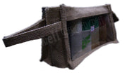PVC Jute Cosmetic Bag