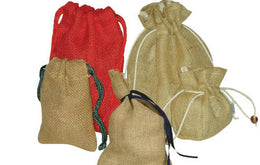 JUTE DRAWSTRING BAG
