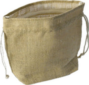 JUTE REUSABLE GROCERY DRAWSTRING POUCH