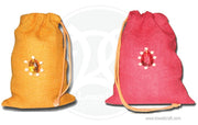 JUTE DRAWSTRING GIFT POUCH