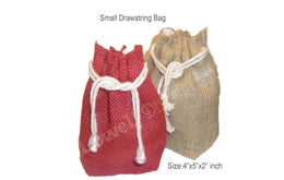 JUTE DRAWSTRING BAG