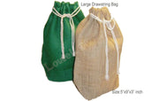 JUTE DRAWSTRING BAG