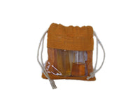DRAWSTRING BAG WITH PVC WINDOW
