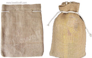PLAIN JUTE PACKAGING DRAWSTRING BAG
