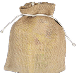 PLAIN JUTE PACKAGING DRAWSTRING BAG