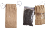 TEA PACKAGING JUTE DRAWSTRING BAG
