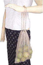 JUTE DRAWSTRING VEGETABLE BAG