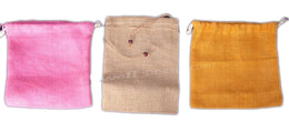 JUTE PLAIN DRAWSTRING POUCH