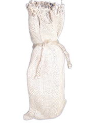 JUTE DRAWSTRING BOTTLE BAG