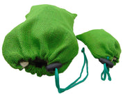 JUTE DRAWSTRING POUCH WITH PLASTIC LOCK