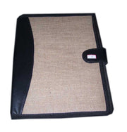 JUTE LEATHER FILE FOLDER