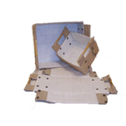JUTE TRAY WITH CANE HANDLE