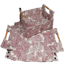 GRAPE DESIGN JUTE TRAY