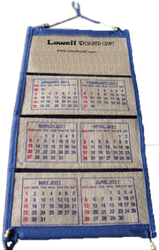 JUTE CALENDAR WALL HANGING