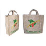 LOGO PRINTED JUTE BAG