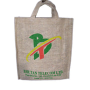 LOGO PRINTED JUTE BAG