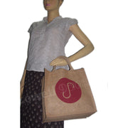 LOGO PRINTED JUTE  BAG