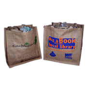 LOGO PRINTED JUTE  BAG