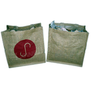 LOGO PRINTED JUTE  BAG