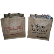 LOGO PRINTED JUTE  BAG