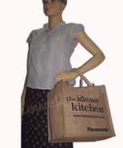 LOGO PRINTED JUTE  BAG
