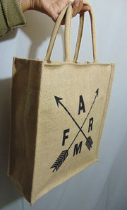 farm print jute bag(12