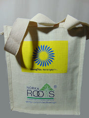 Digital Print Jute  Tote Bag