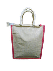 Leaf Screen Printed Jute Bag