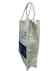 Custom Screen Screen Print Tote Jute Bags