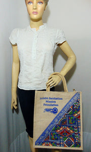 Jute custom print Tote BagDesigner