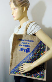 Jute custom print Tote BagDesigner
