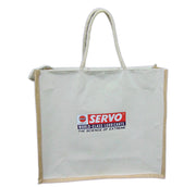 Big size Jute digital print tote Bag