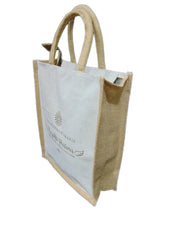 Laminate jute & canvas tote Bag