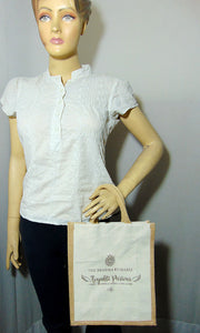 Laminate jute & canvas tote Bag