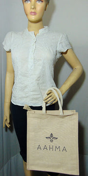 Juco fabric promotional tote Bag