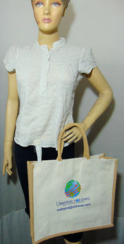 Eco-friendly Jute & canvas Bag